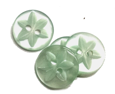 POLYETER BUTTONS               4 HOLES PEARLED