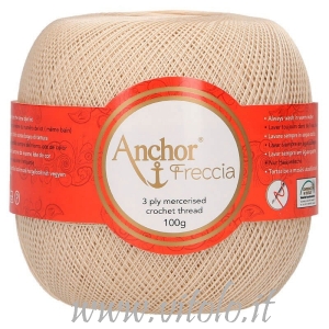 FILATO DI COTONE PER UNCINETTOCCC FRECCIA ART.4785 BIANCO