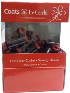 ESPOSITORE COATS              BIG BOX TRE CERCHI ROSSO