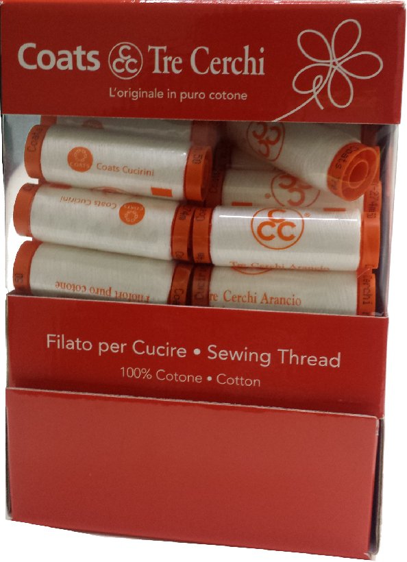 ESPOSITORE COATS               BIG BOX TRE CERCHI ARANCIO