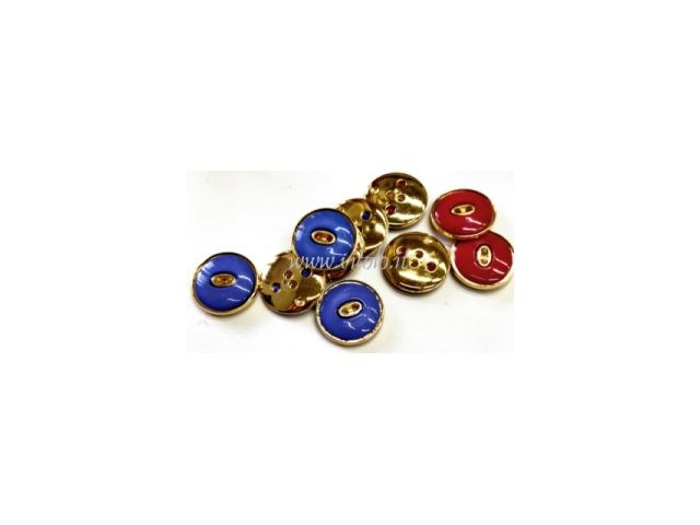 FANCY BUTTONS                 2 HOLES POLY/GOLD