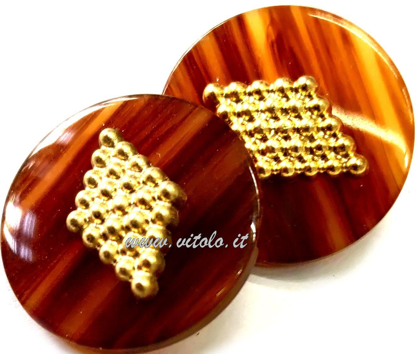 METALLIZED BUTTONS            TURTLE&GOLD