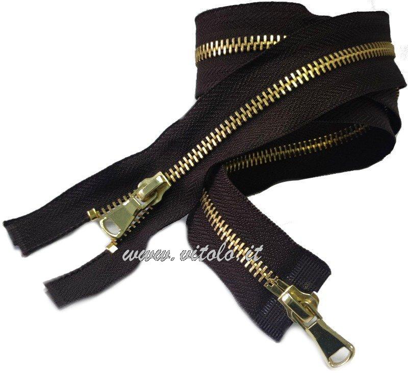 METAL ZIPPERS #5               BRASS TWO-WAY O/E A/L