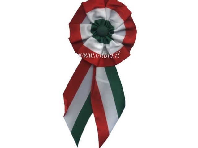 SCHOOL ROSETTES AND FLAKES    TRICOLOUR ROSETTES