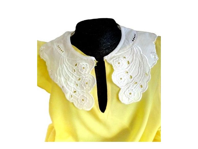 WOMAN LACE COLLAR             BRODERIE ANGLAISE