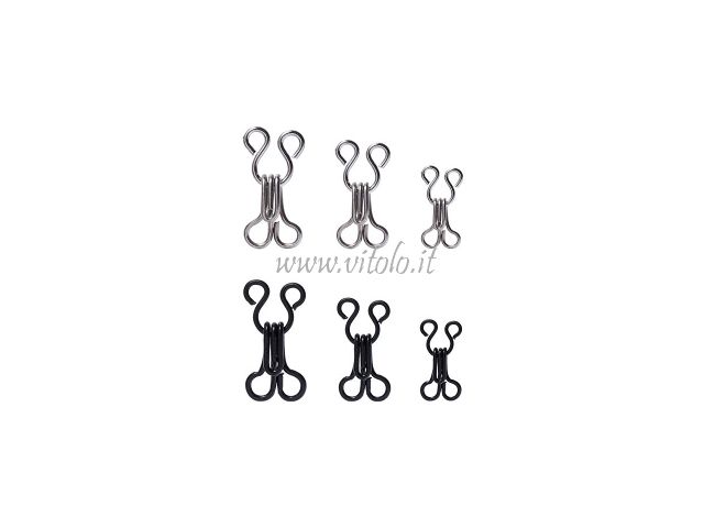 HOOKS & EYES                  STEEL FOR CORSETS AND SKIRTS