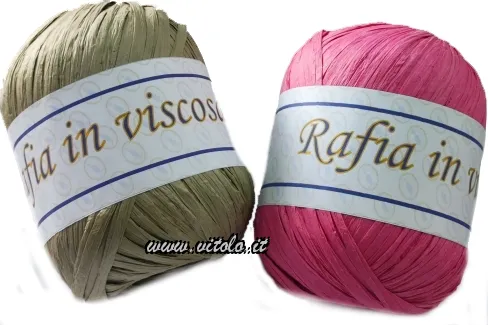 Rafia per aguglieria in 100% viscosa