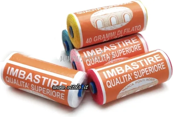 Red Bridge basting thread is strong and useful for sewing