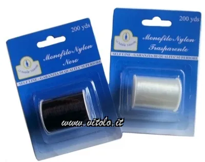 Spolette di filo per cucire Nylon monofilo 120d