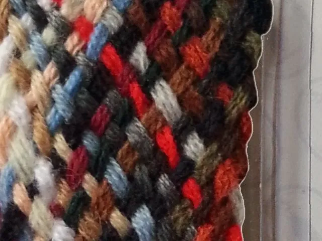 Filato treccia multicolore 100% cotone
