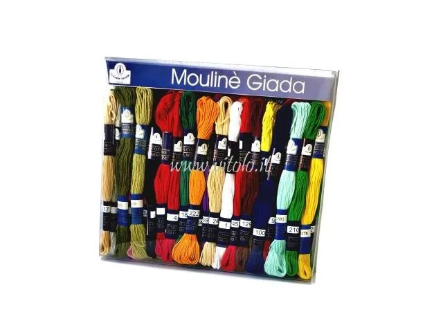 Mouline jade nm36/12 est un fil à broder polyvalent en