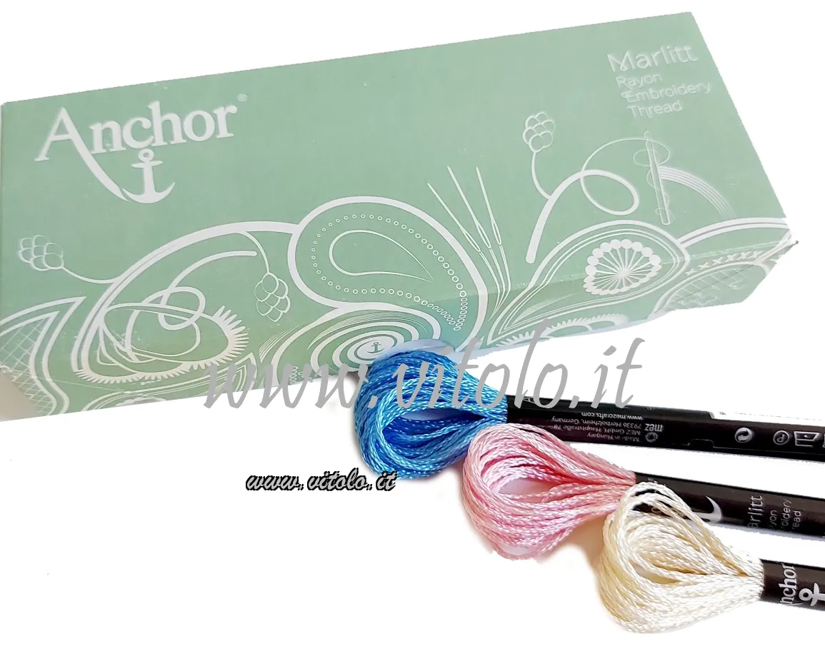Filato per ricamo perlato Ccc #4130 marlitt rayon