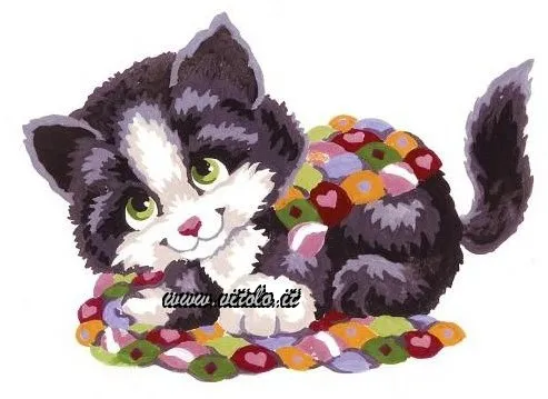 Kit con filato da ricamare
