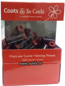 Espositore coats Big box tre cerchi rosso