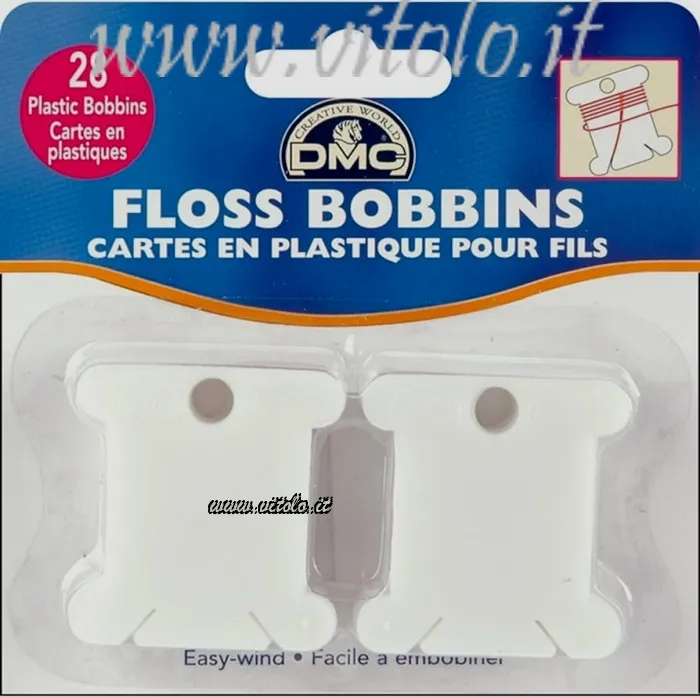 Accessori dmc Farfalline plastica per filato