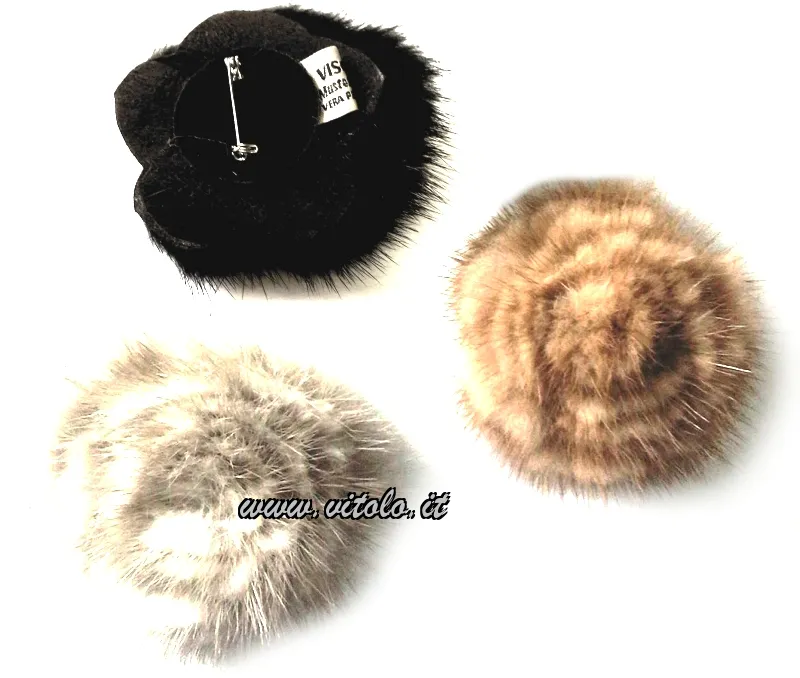Spille abbigliamento Spille visone