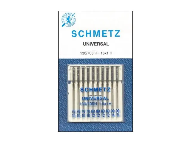 Schmetz universal sewing machine needles 130/705h