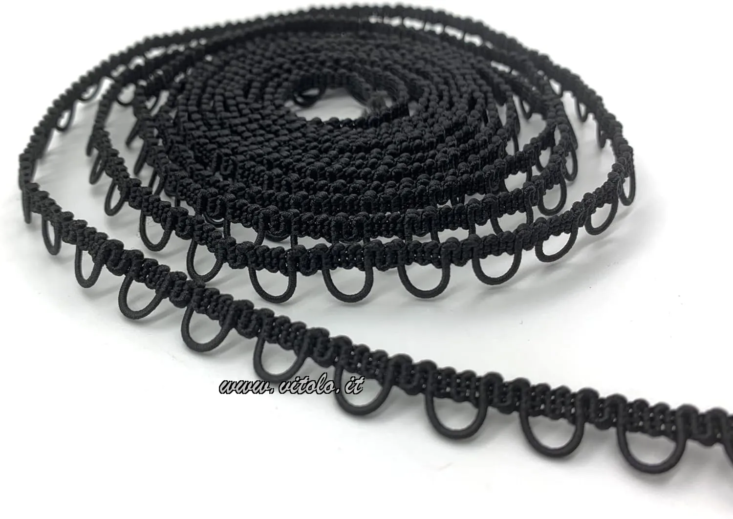 Passamaneria agremano C/occhiello elastico