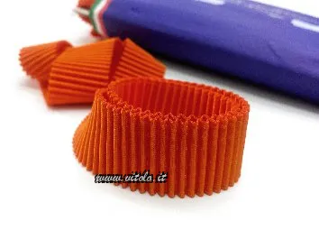 Plissé in raso da 2, 5 cm