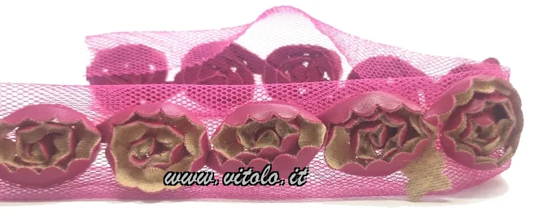 Passamaneria agremano su tulle