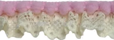 Pink/ecru