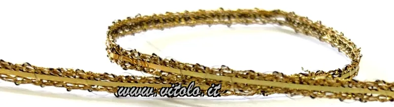 Passamaneria agremano in lurex da 4mm