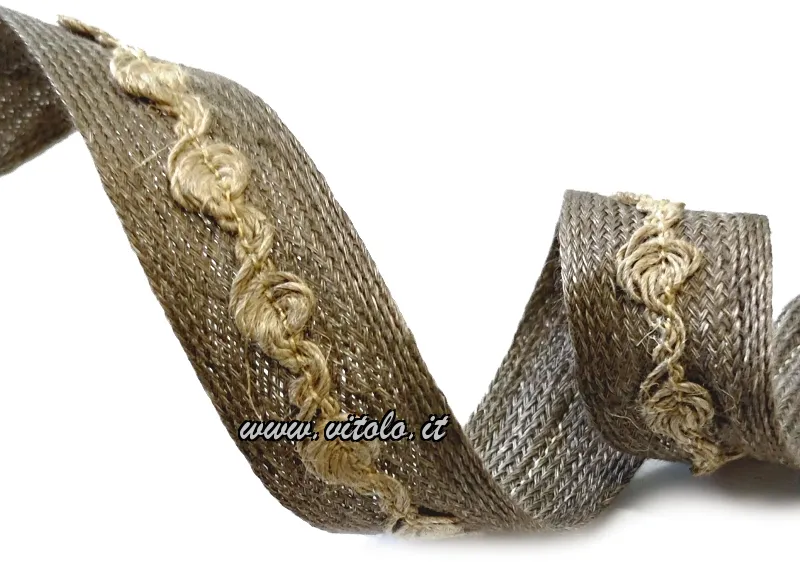 Bordo in lino 1, 8 cm, ideale per rifinire abbigliamento