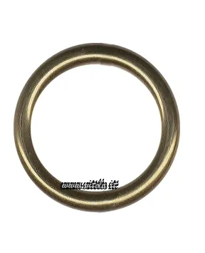 Anelli in ottone lucido