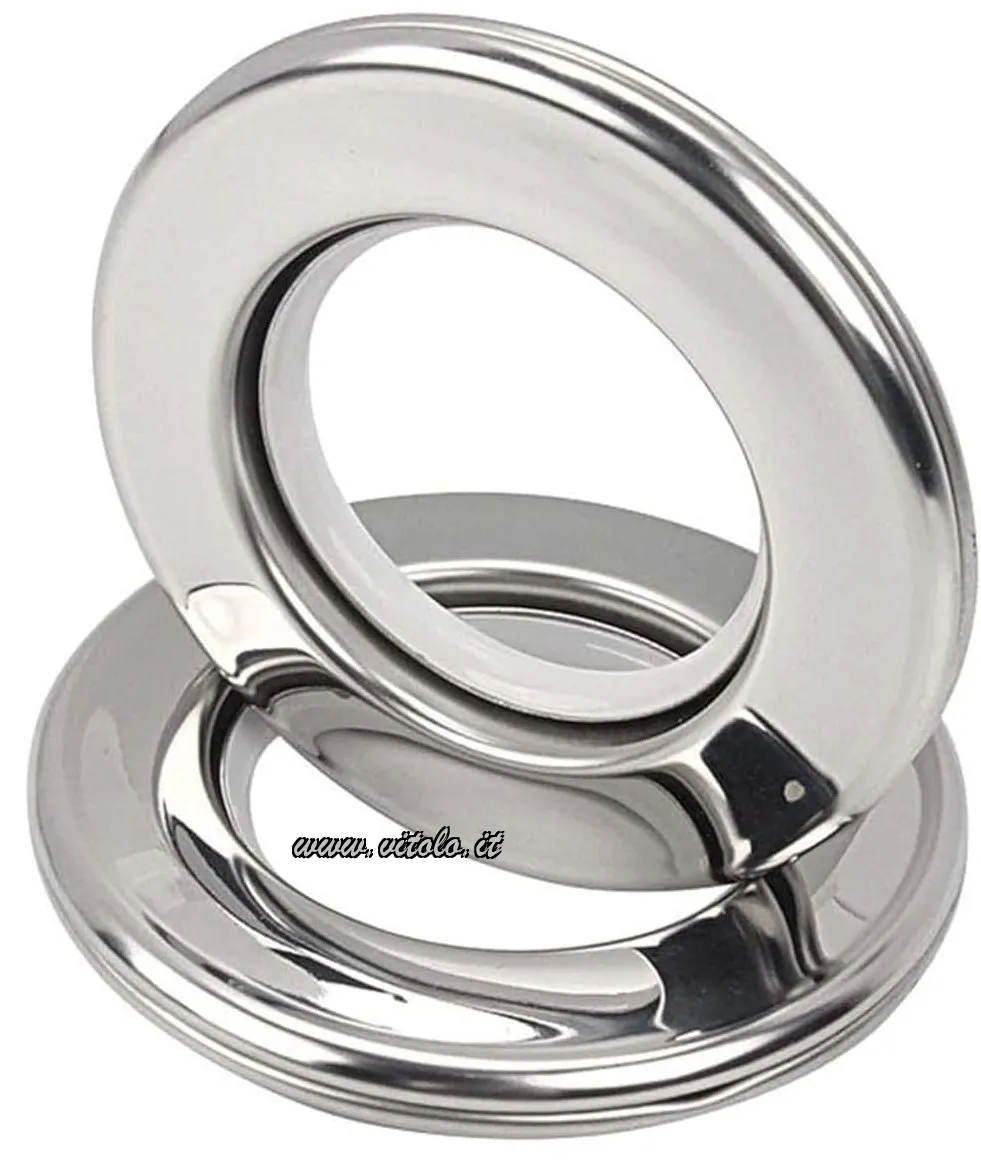 Anelli per tende a bastone in metallizato