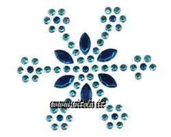 Metallo termoadesivo a forma di fiore