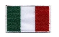 Aplicaciones termoadhesivas en forma de bandera