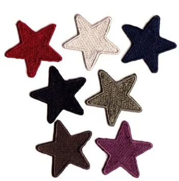 Applicazioni termoadesive a forma di stelle