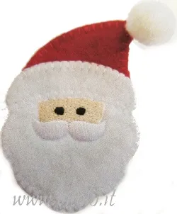 Applicazioni termoadesive a tema Santa Claus