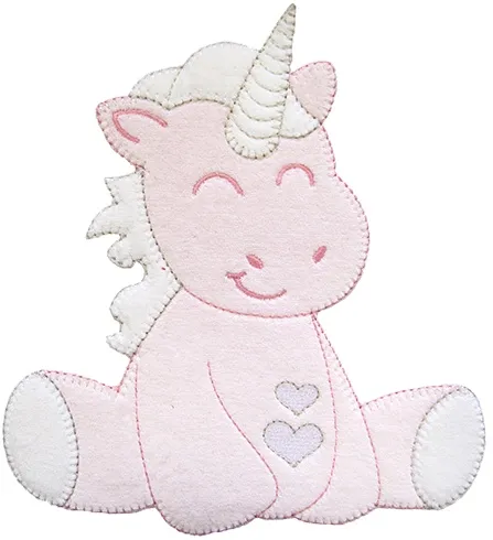 Applicazioni termoadesive Unicorno