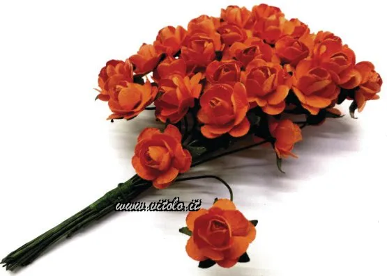 Flores artificiales en bolsa de 144 piezas