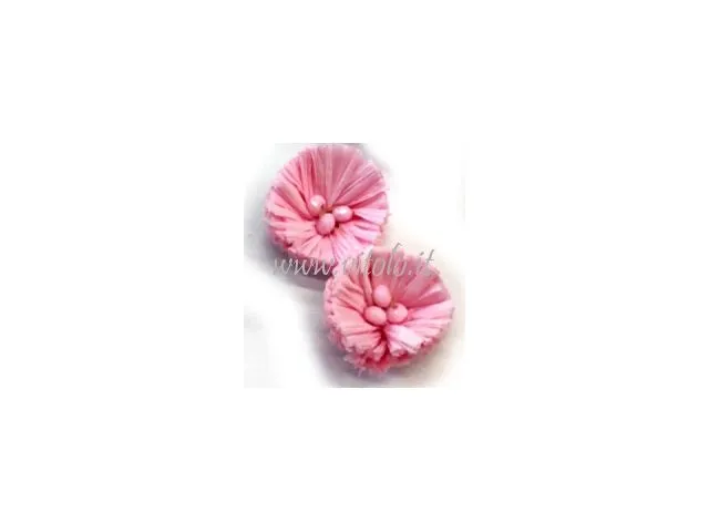 Raffia-Blüten für Dekorationen