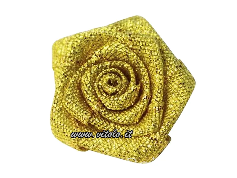 Raso lurex rosa 10mm