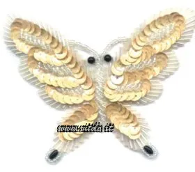 Paillettes a forma di farfalla in confezione da 12 pezzi