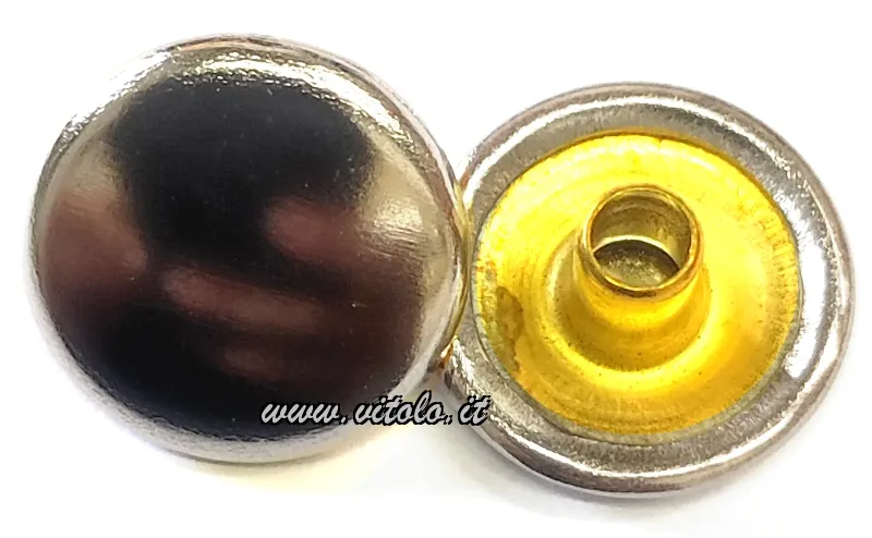 Botones a presión de — Cabeza 15,5 mm, Bolsa 1000 piezas