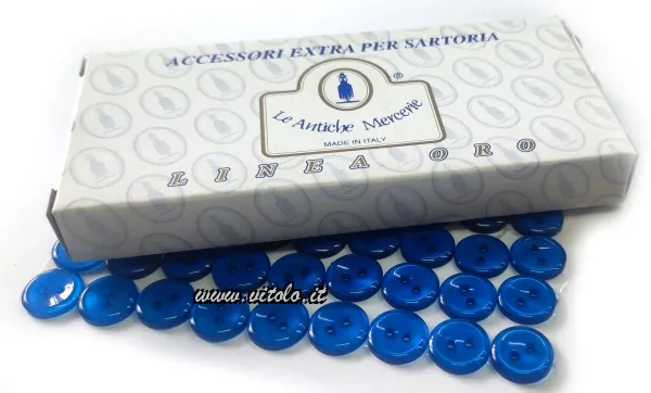 Bottoni poliestere smussati 2fori #2
