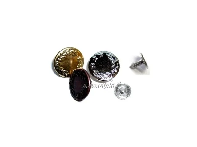 Bottoni per blue-jeans Ottone a macchina testa alloro