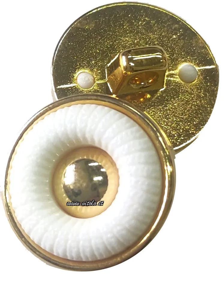 Bottoni gioiello Poliestere e oro