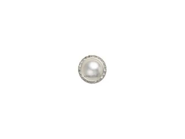 Botones joya con perla