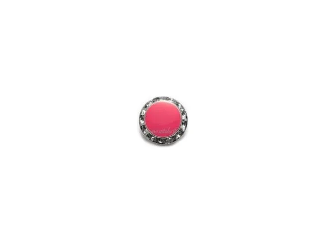 Jewelry buttons in coral pink