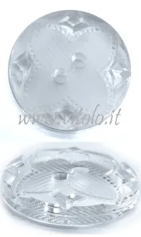 Bottoni donna colorati Trasparenti fresati 2 fori