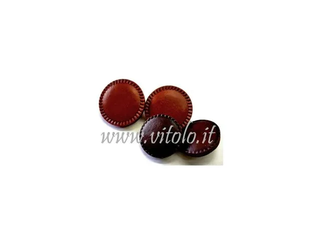 Imitation leather buttons With shank