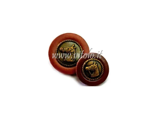 Imitation leather buttons With shank
