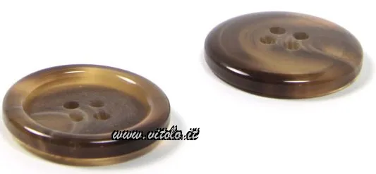 Bottoni uomo 4 fori Imitazione corno
