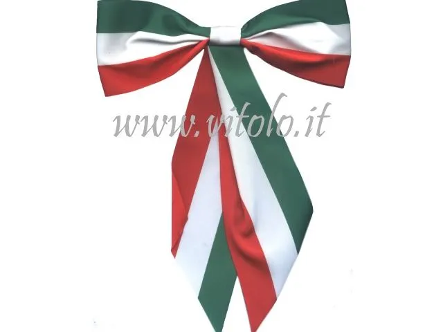 Coccarde e fiocchi scuola Fiocchi tricolore
