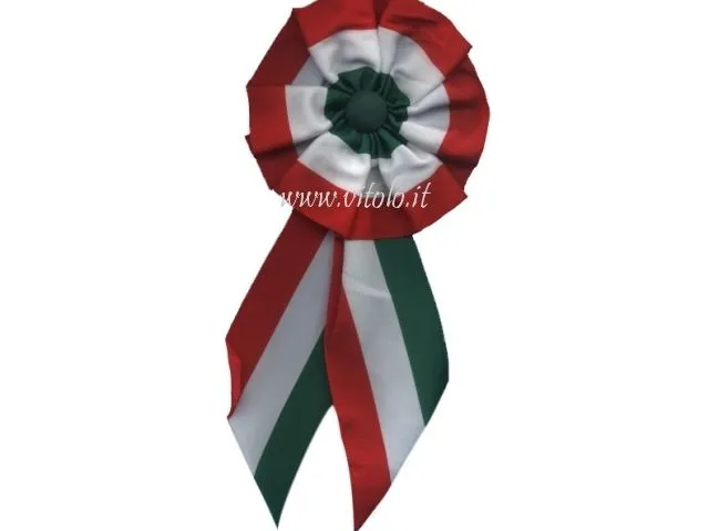 Coccarde e fiocchi scuola Coccarde tricolore